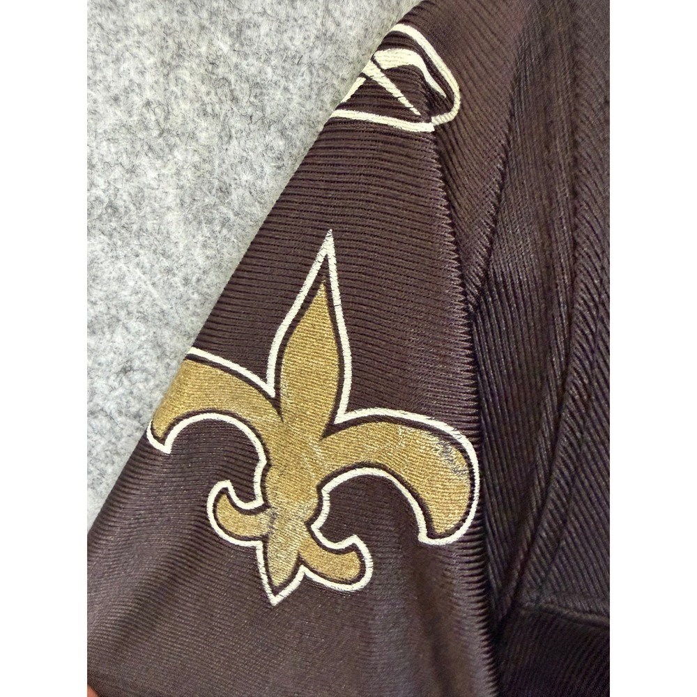 Reebok New Orleans Saints Drew Brees Super Bowl XLIV Jersey Kids Small Black 9 - Picture 5 of 10